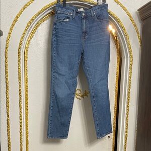 Madewell The High-Rise Slim Boyjean – Size 32